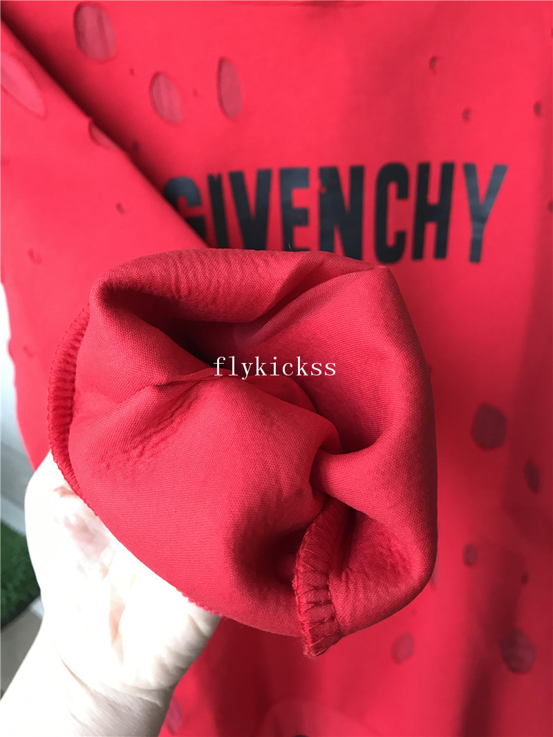 Givenchy Red Hoodie